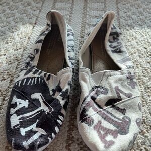Aggie A&M Graphic TOMS Slip-On Shoes